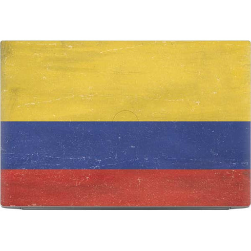 Colombia Flag Distressed Dell XPS Skin